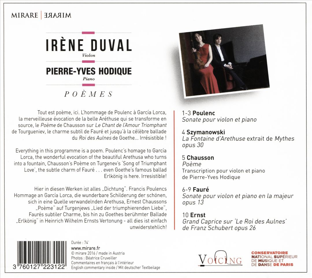 Poèmes cover art