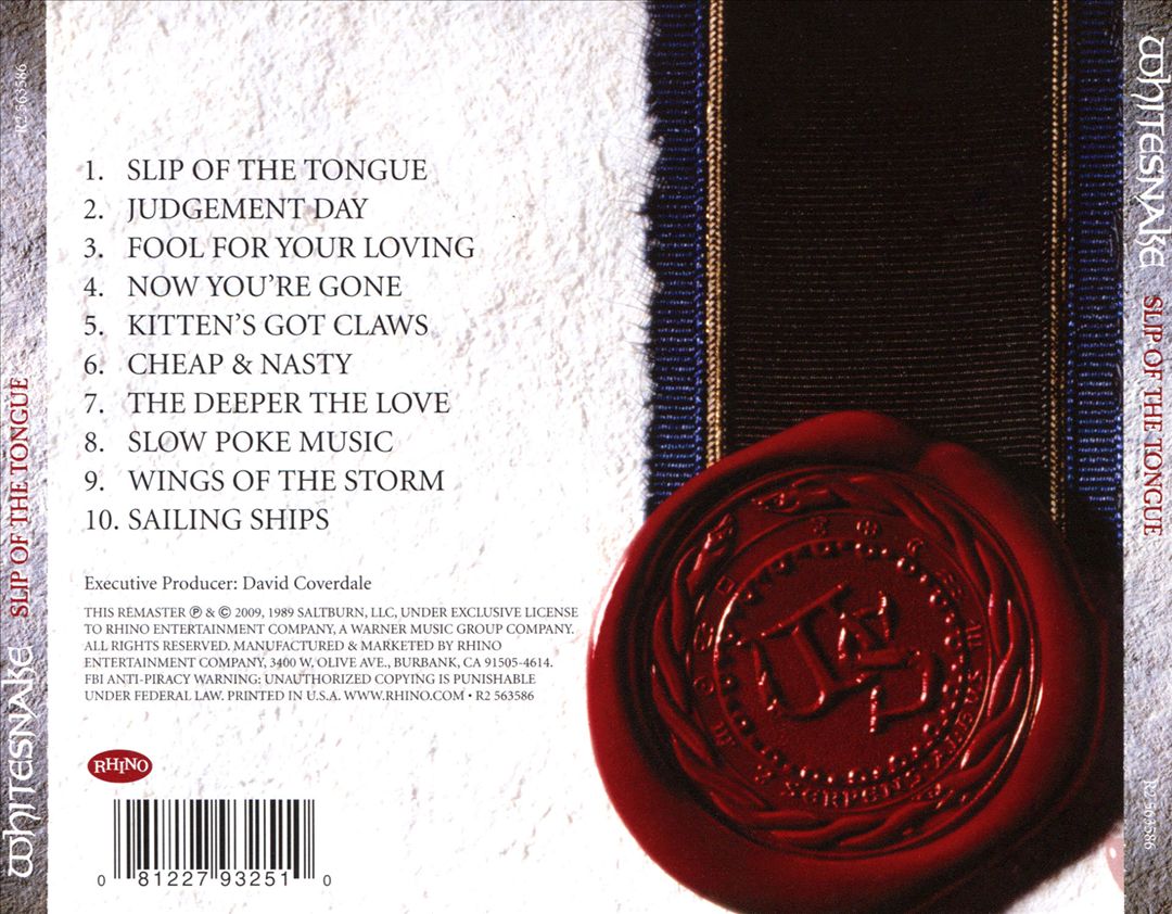 Slip of the Tongue cover art