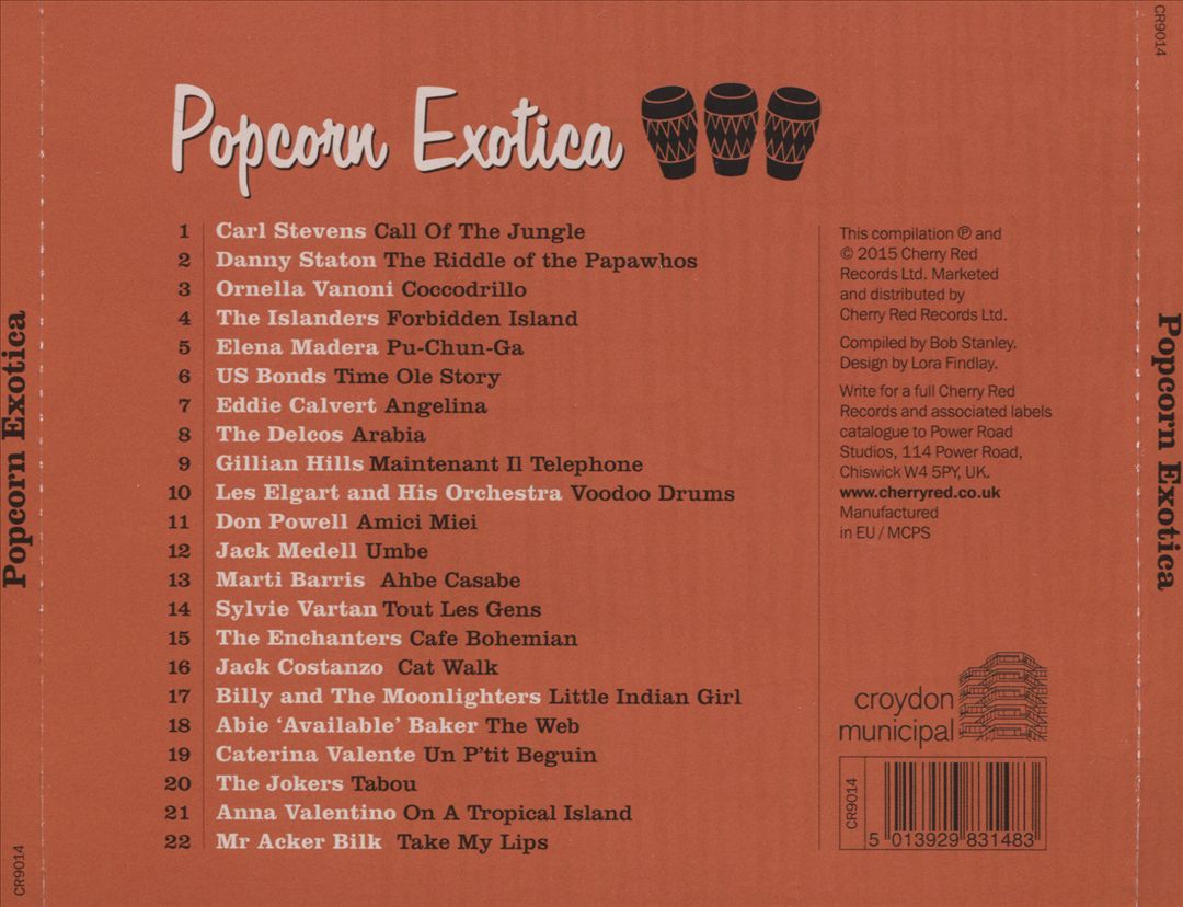 Popcorn Exotica: R&B, Soul & Exotic Rockers from the 50s & 60s cover art