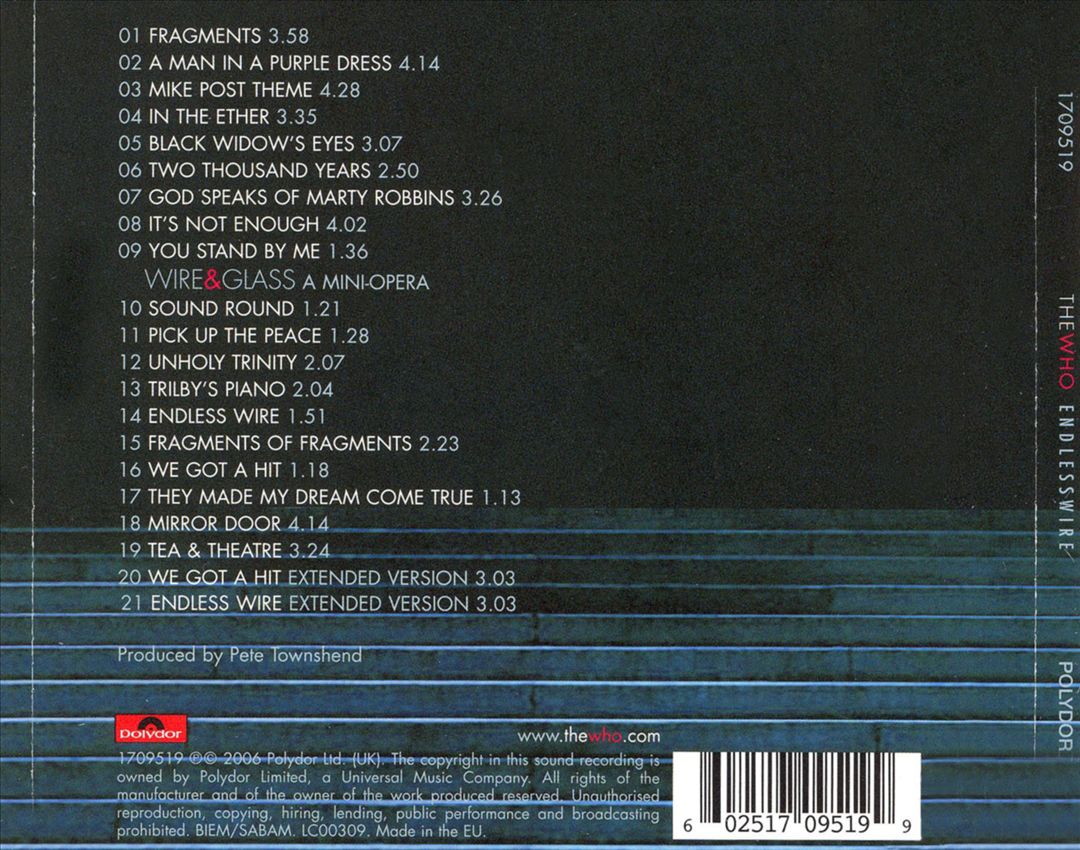 Endless Wire [Bonus Tracks] cover art