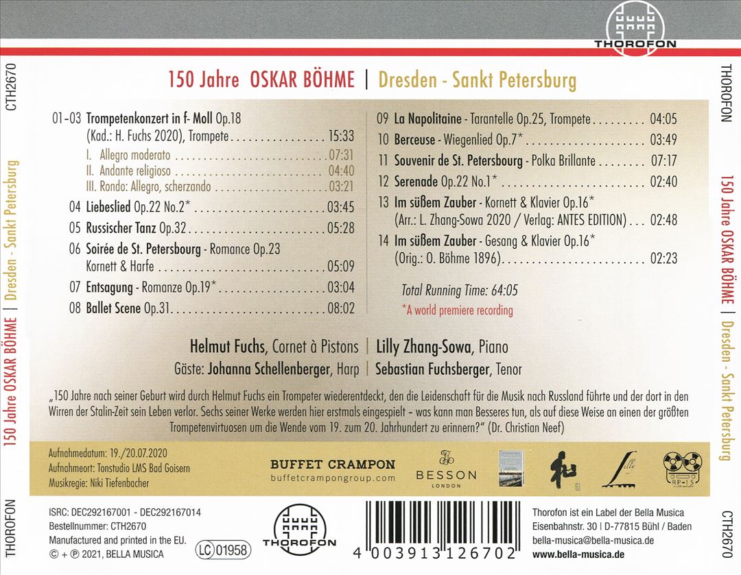 150 Oskar Böhme cover art