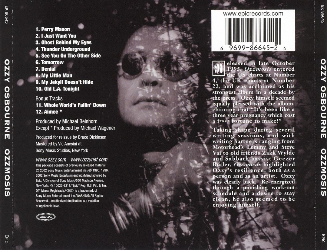 Ozzmosis [Bonus Tracks] cover art