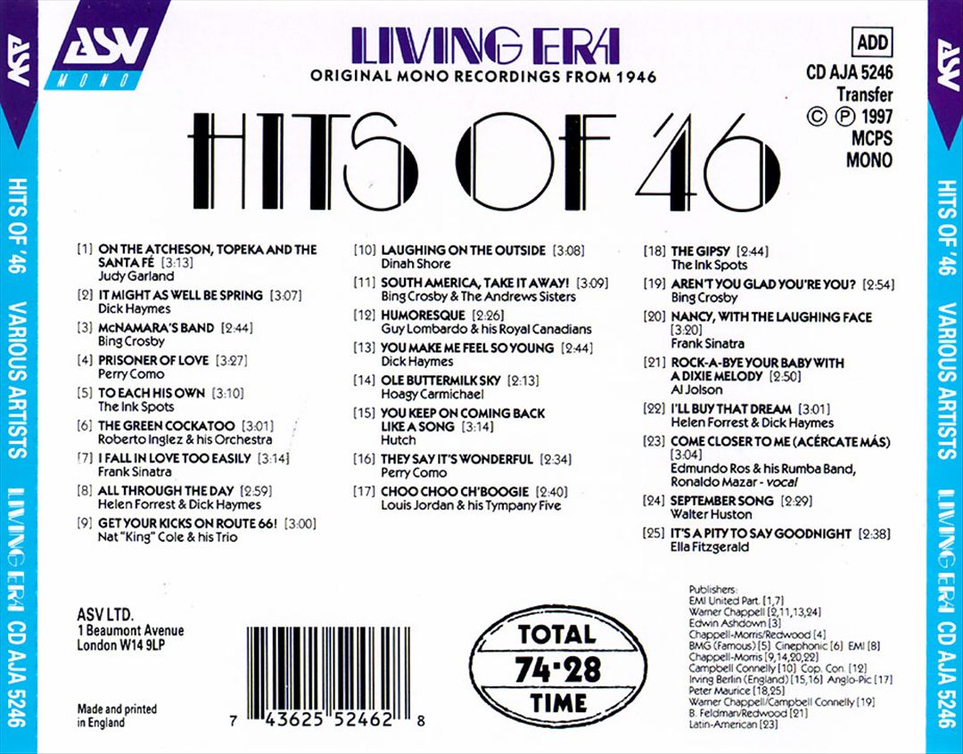 Hits of '46 cover art