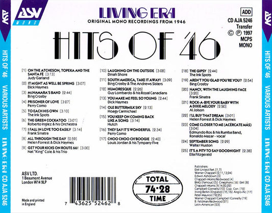 Hits of '46 cover art