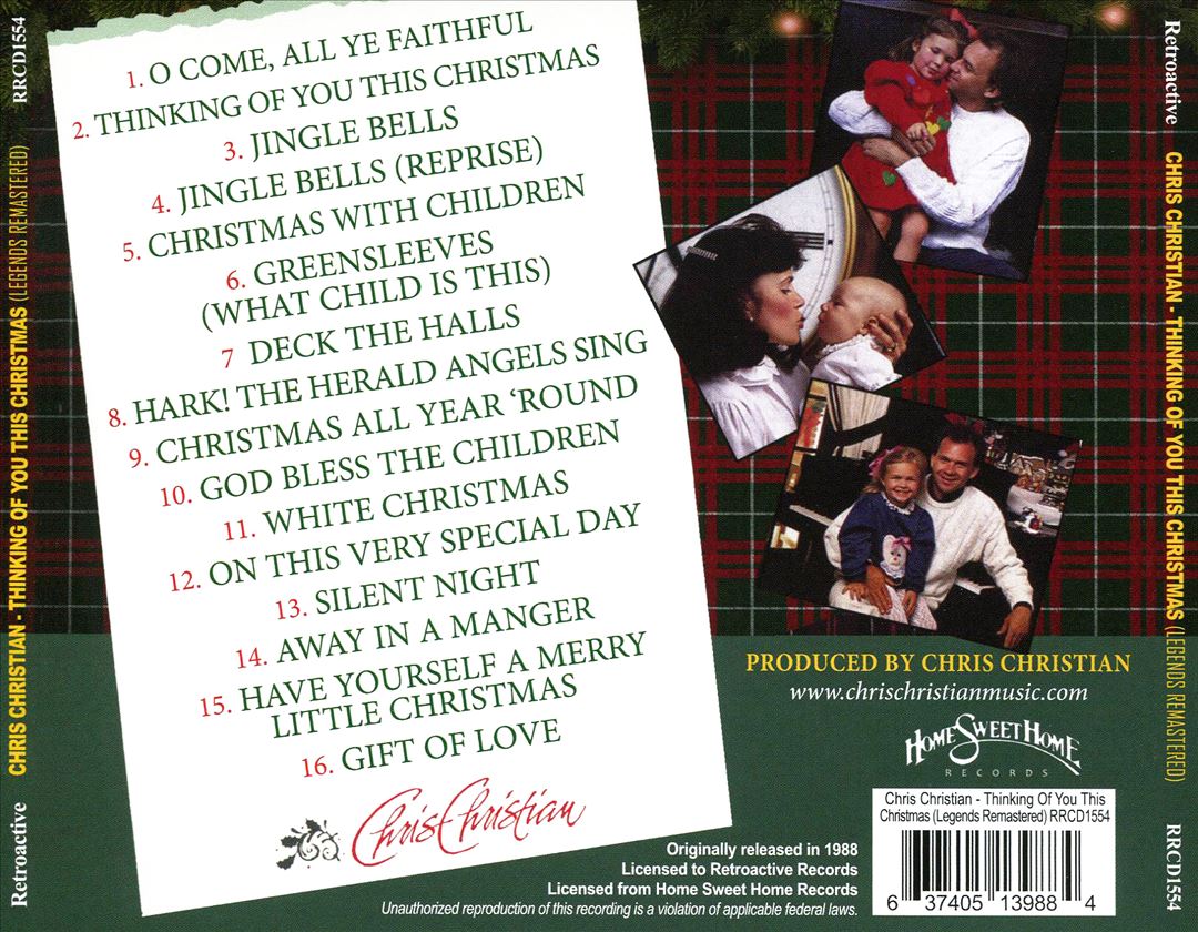 Thinking of You This Christmas cover art