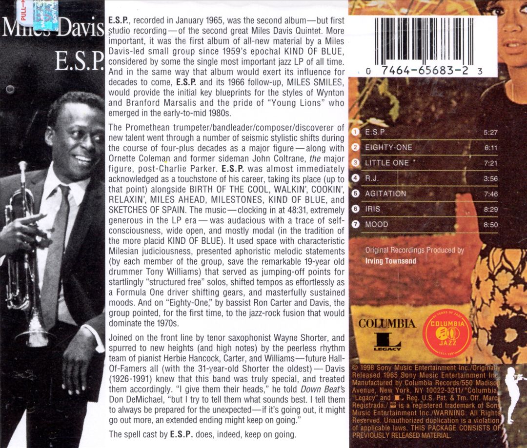 E.S.P. cover art
