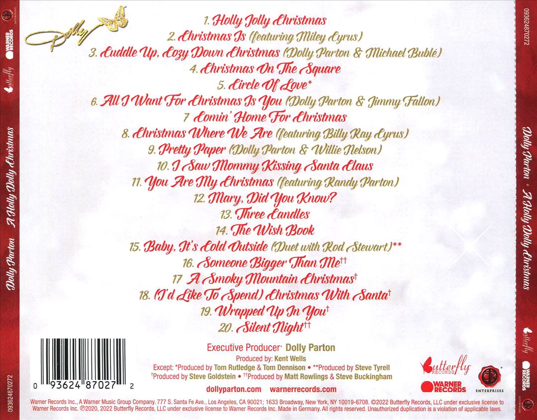 A Holly Dolly Christmas cover art