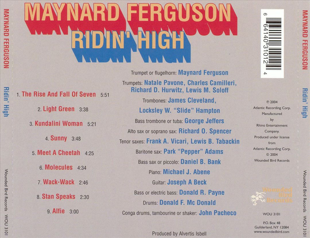 Ridin' High cover art