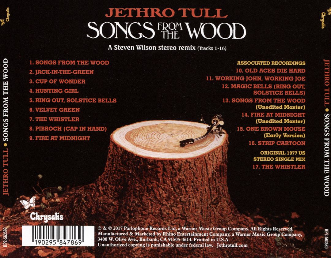 Songs from the Wood cover art