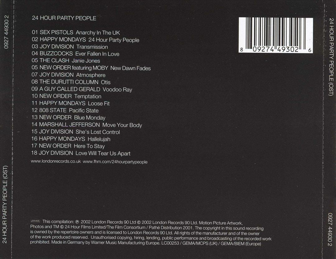 24 Hour Party People cover art
