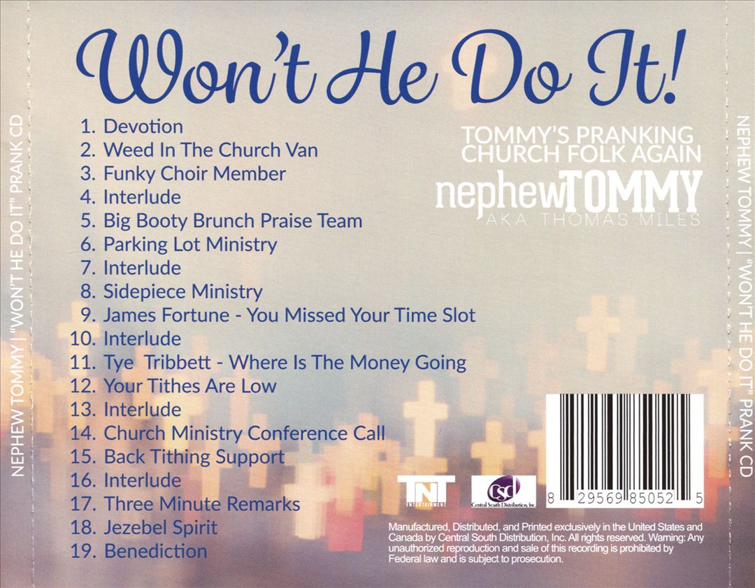 Won't He Do It cover art