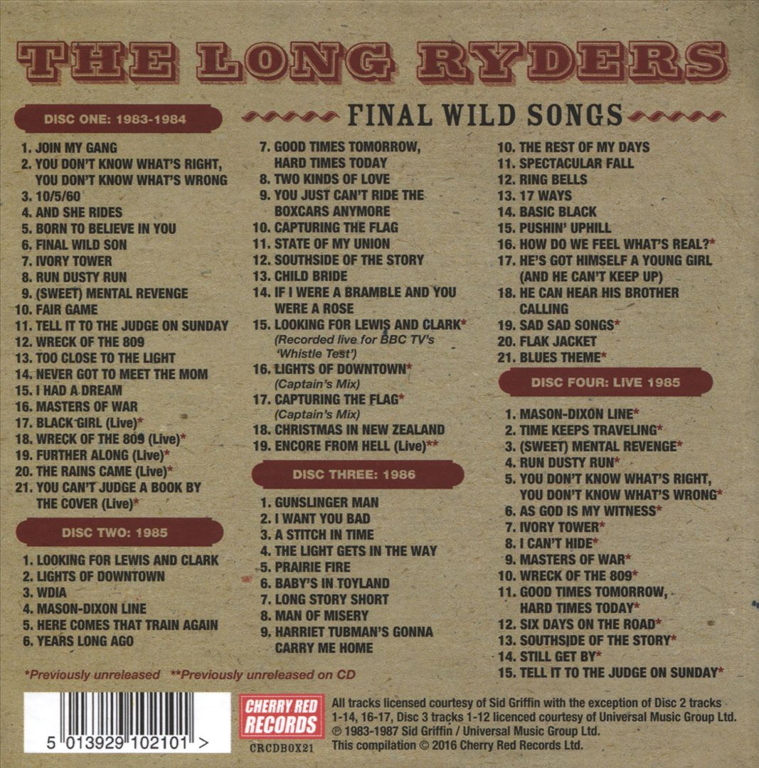 Final Wild Songs cover art