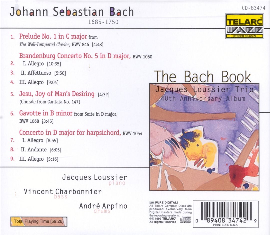 Bach Book: 40th Anniversary Album cover art