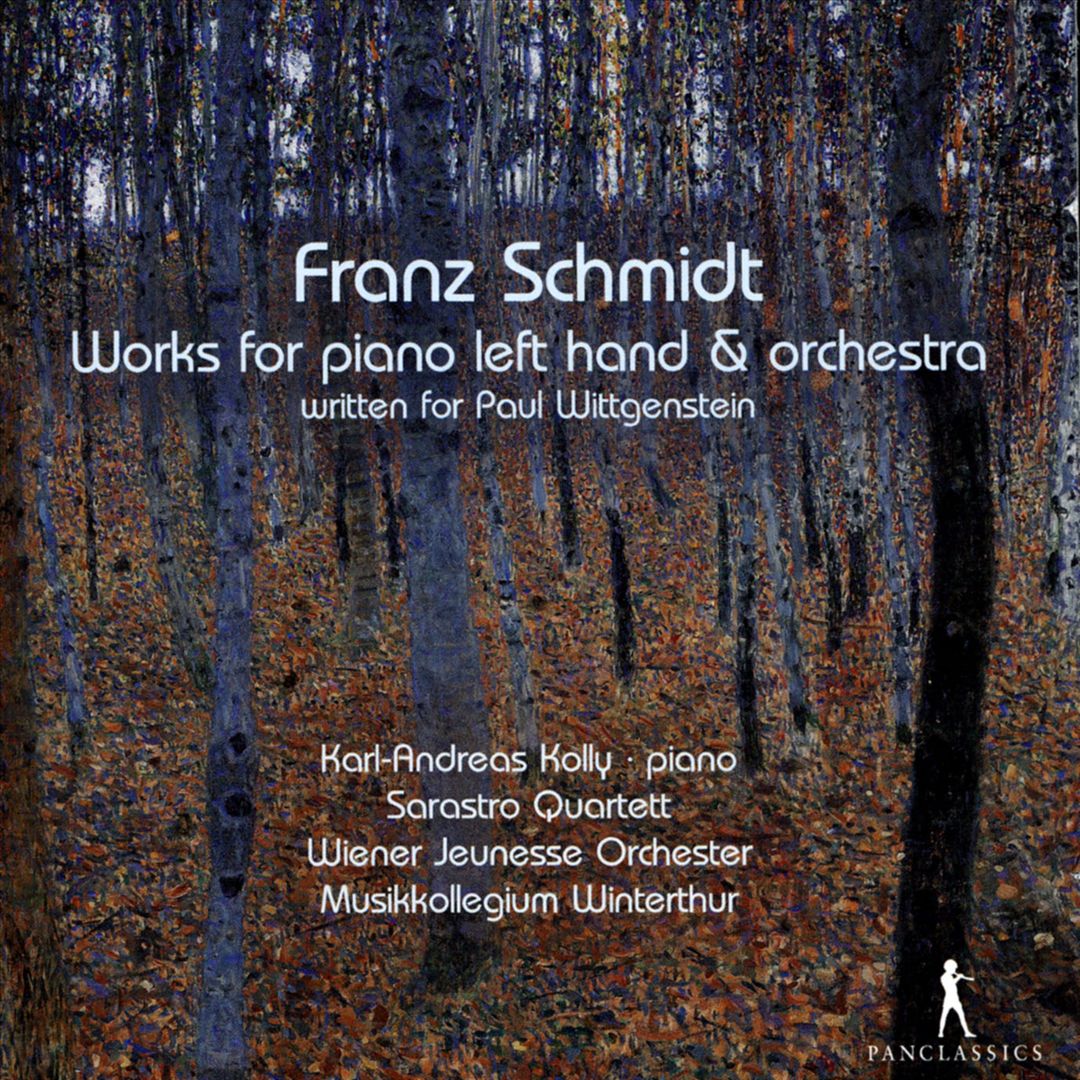 Franz Schmidt: Works for piano left hand & orchestra cover art