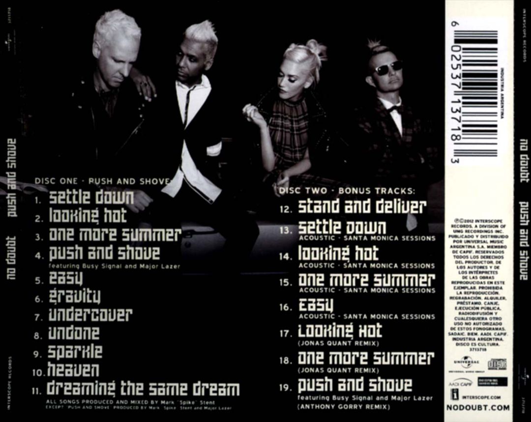 Push & Shove [Bonus CD] cover art