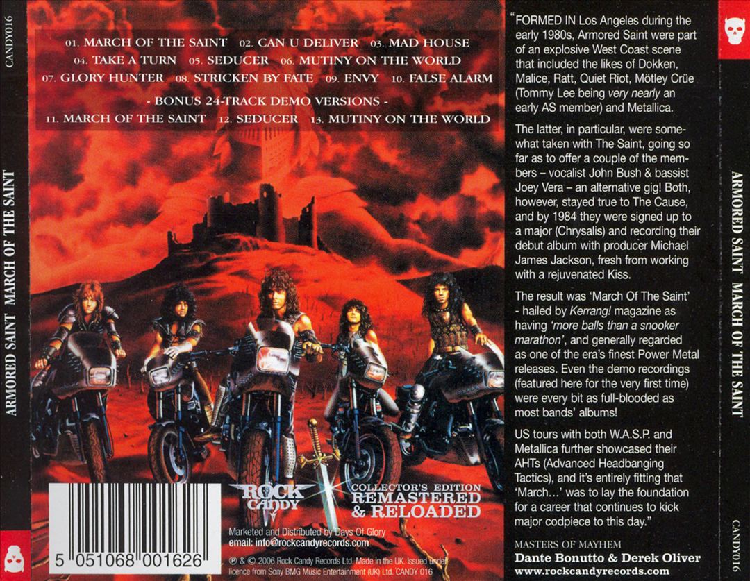 March of the Saint [Bonus Tracks] cover art