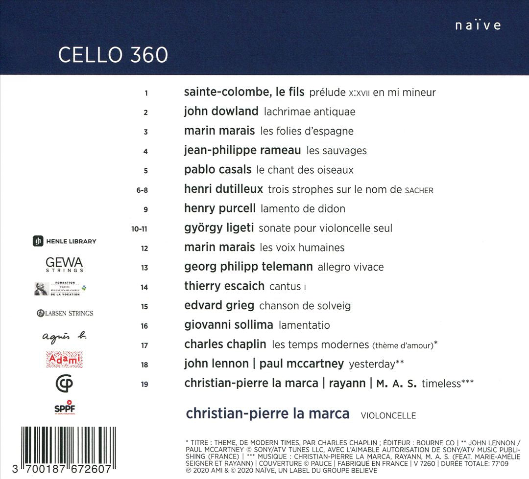 Cello 360 cover art