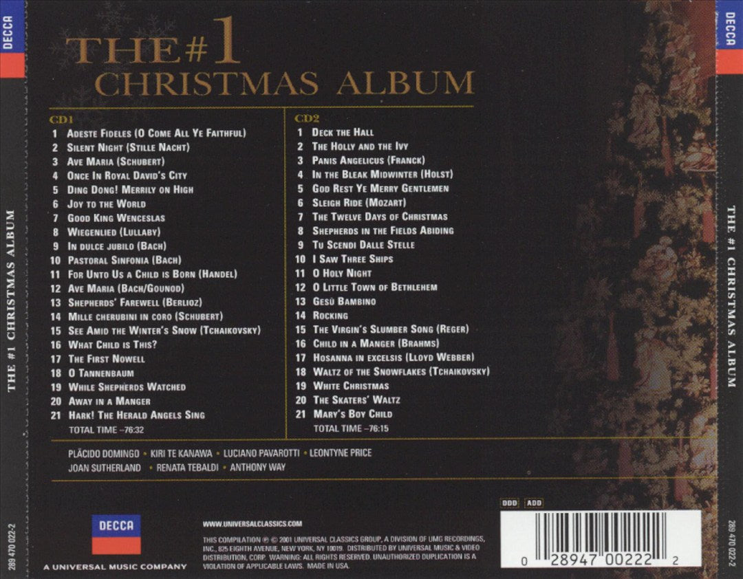 #1 Christmas Album [Decca] cover art