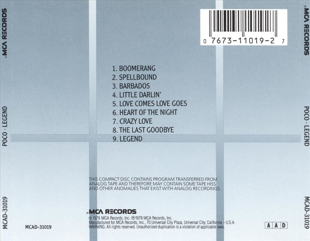 Legend cover art