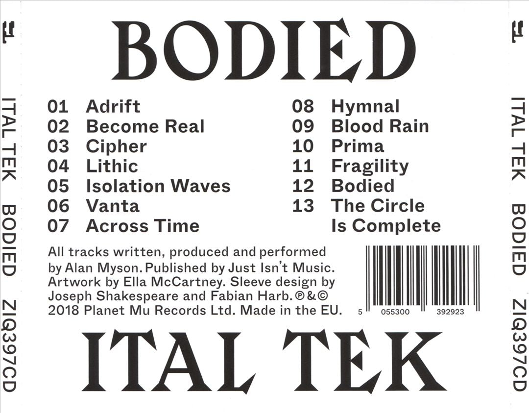 Bodied cover art