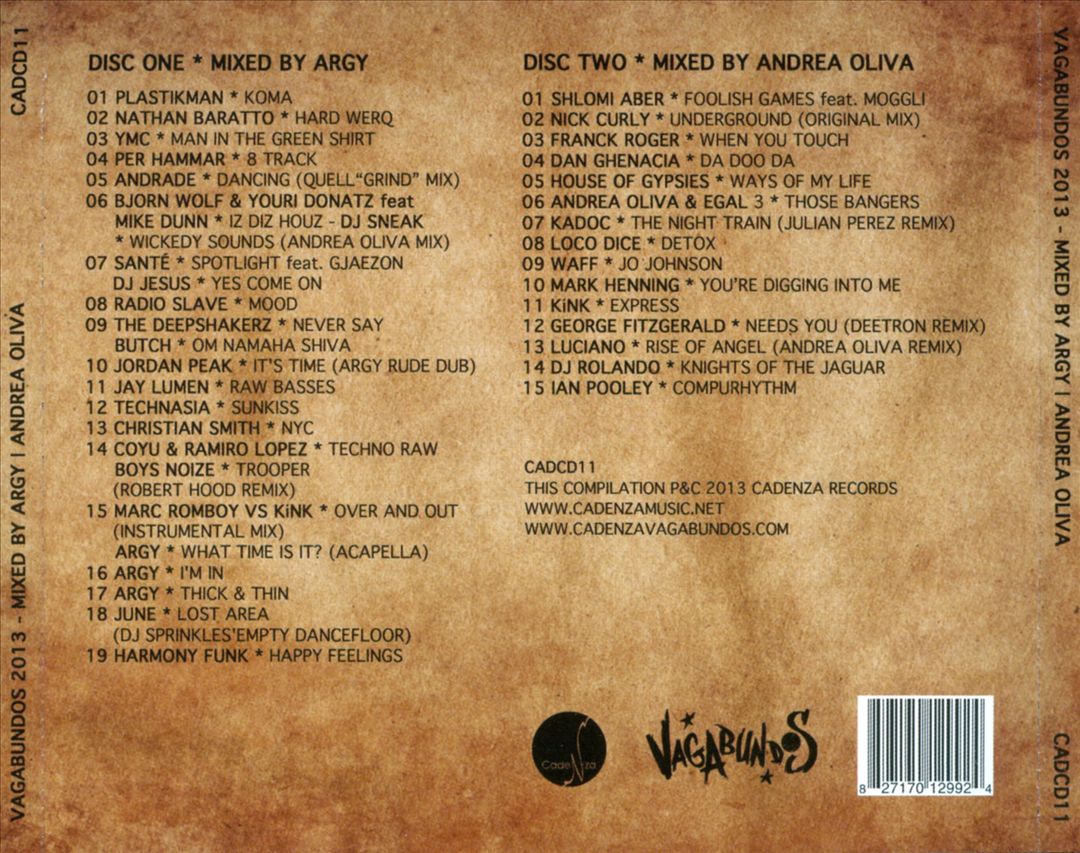 Vagabundos 2013 cover art