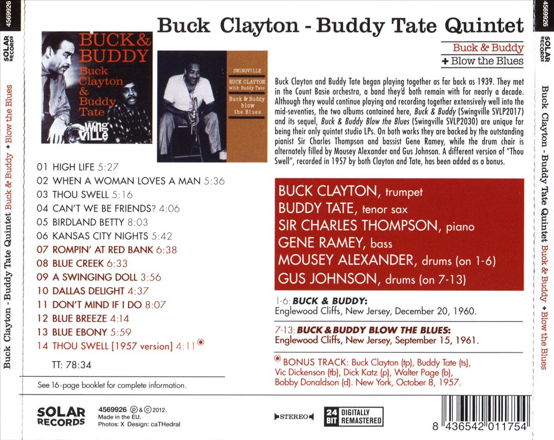 Buck and Buddy Blow the Blues  cover art