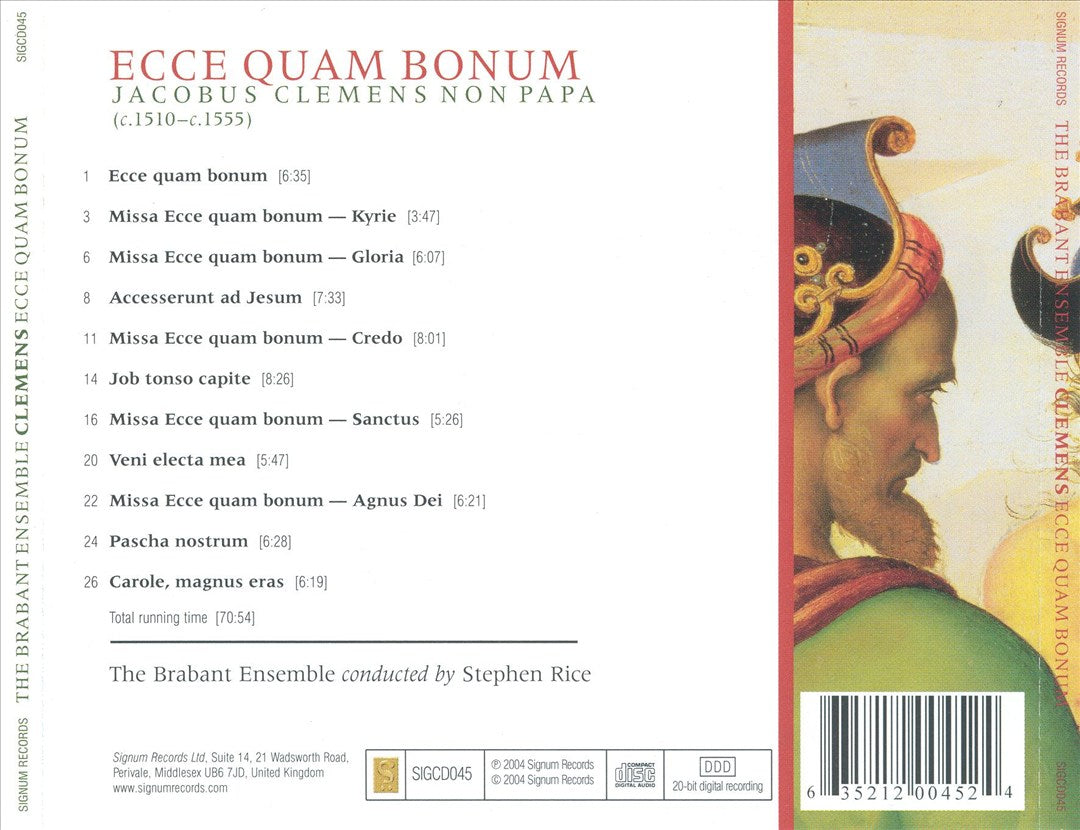 Behold, How Joyful: Mass and Motets by Clemens Non Papa cover art