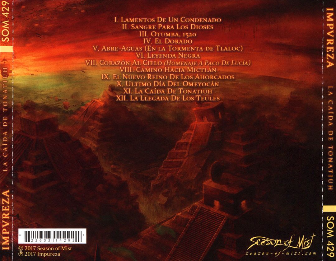 Caida de Tonatiuh cover art