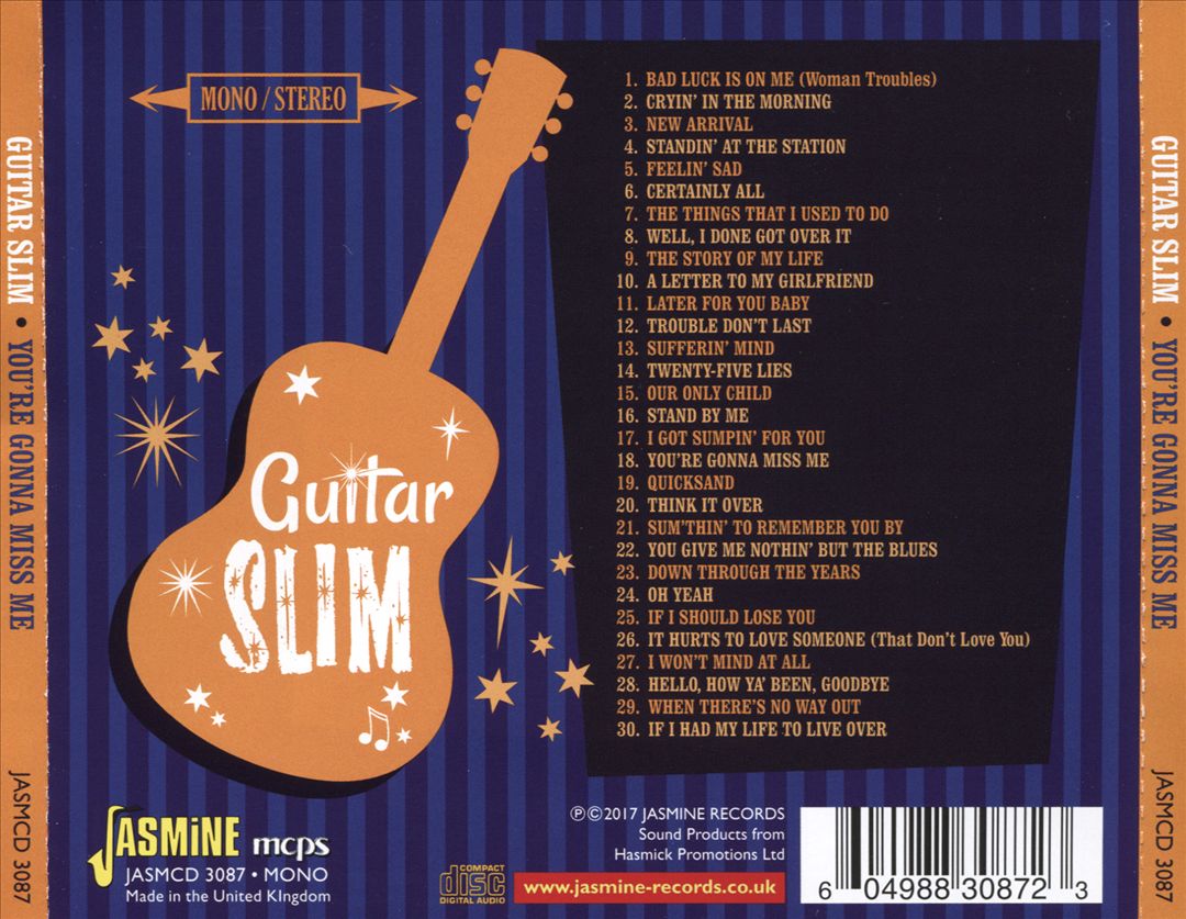 You're Gonna Miss Me: Complete Singles Collection cover art