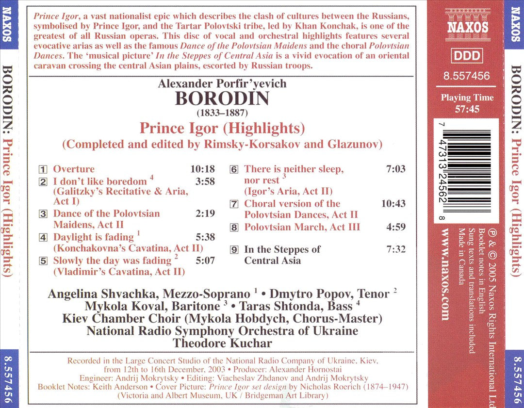 Borodin: Prince Igor [Highlights] cover art