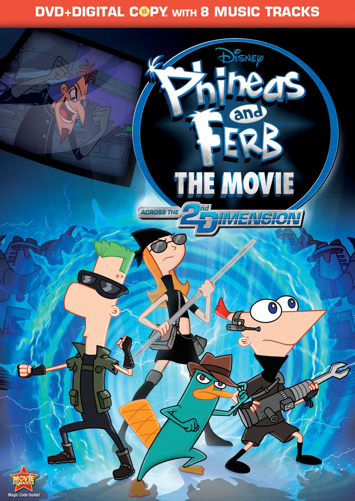 Phineas and Ferb: The Movie - Across the 2nd Dimension cover art