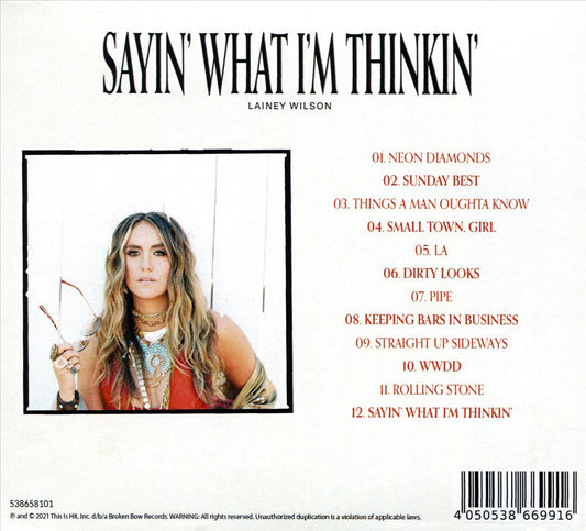 Sayin’ What I’m Thinkin’ cover art