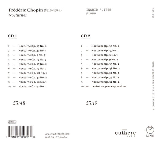 Frédéric Chopin: Nocturnes cover art