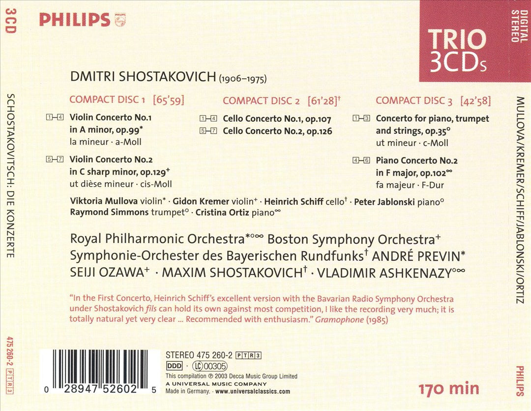 Shostakovich: Complete Concertos cover art