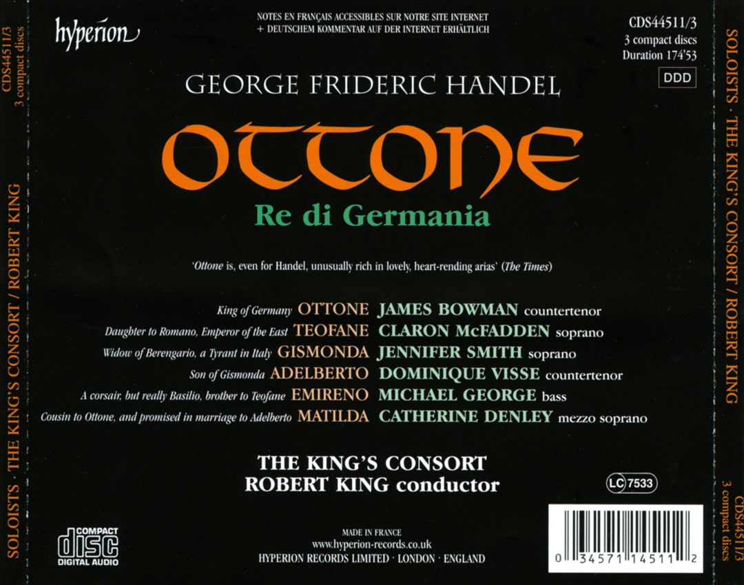 Handel: Ottone cover art