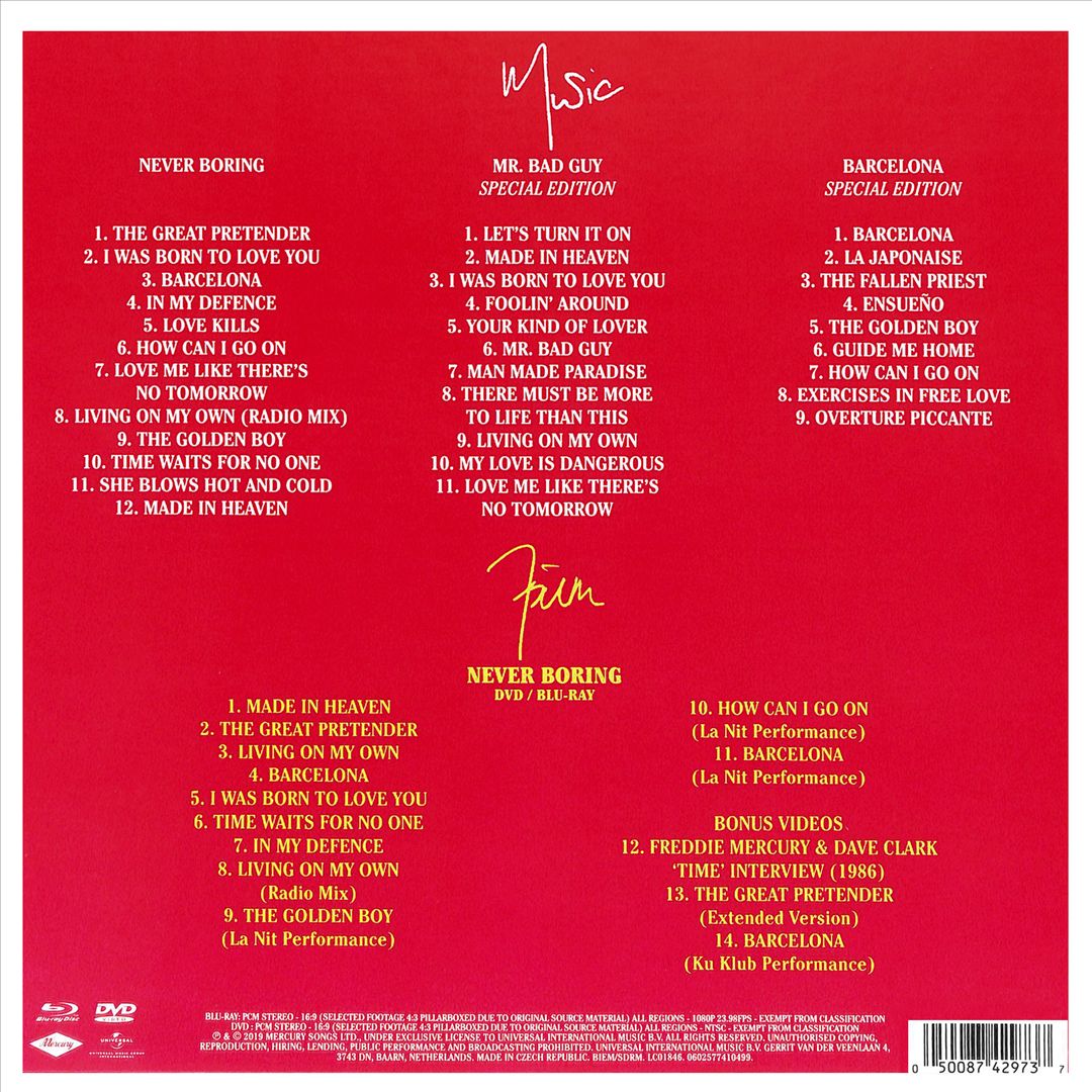 Never Boring [Limited Edition 3 CD/DVD/Blu-ray] cover art