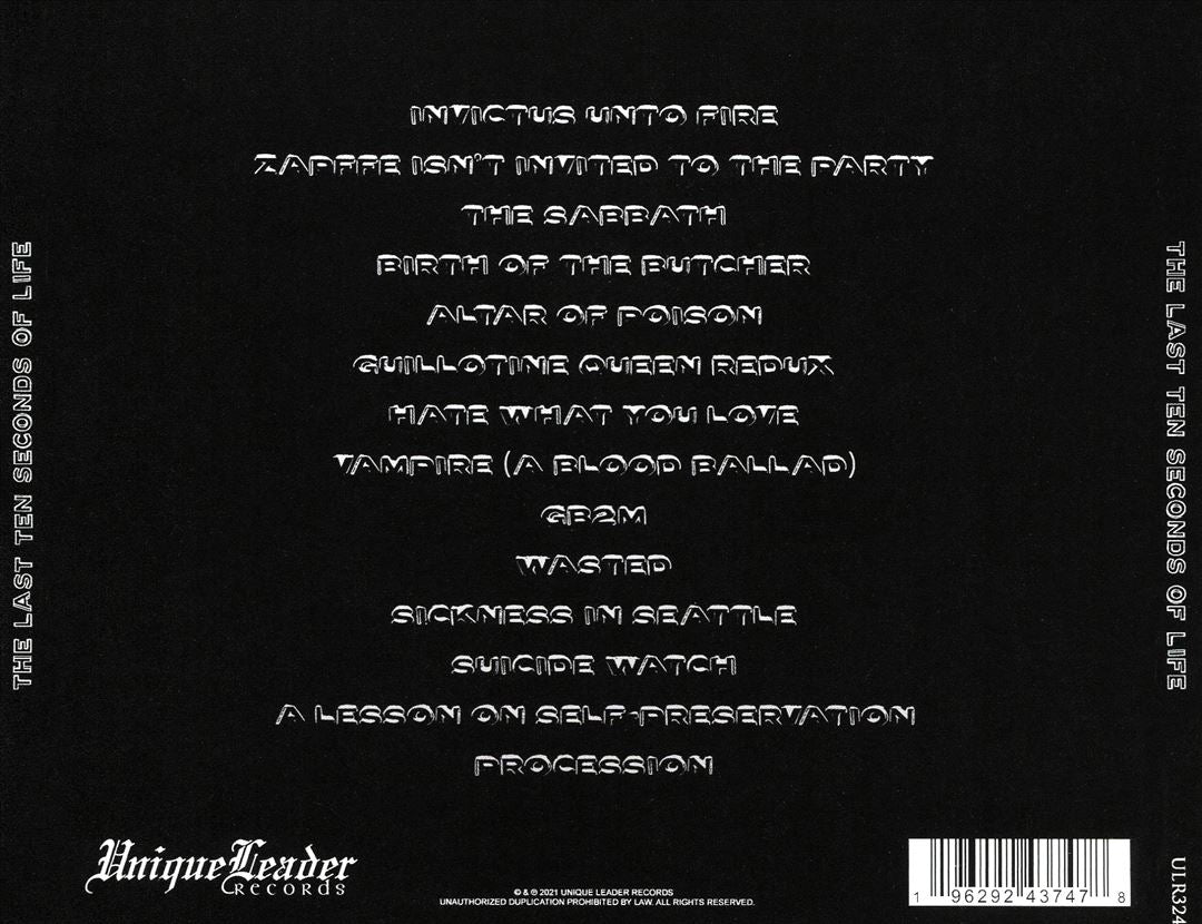 Last Ten Seconds of Life cover art