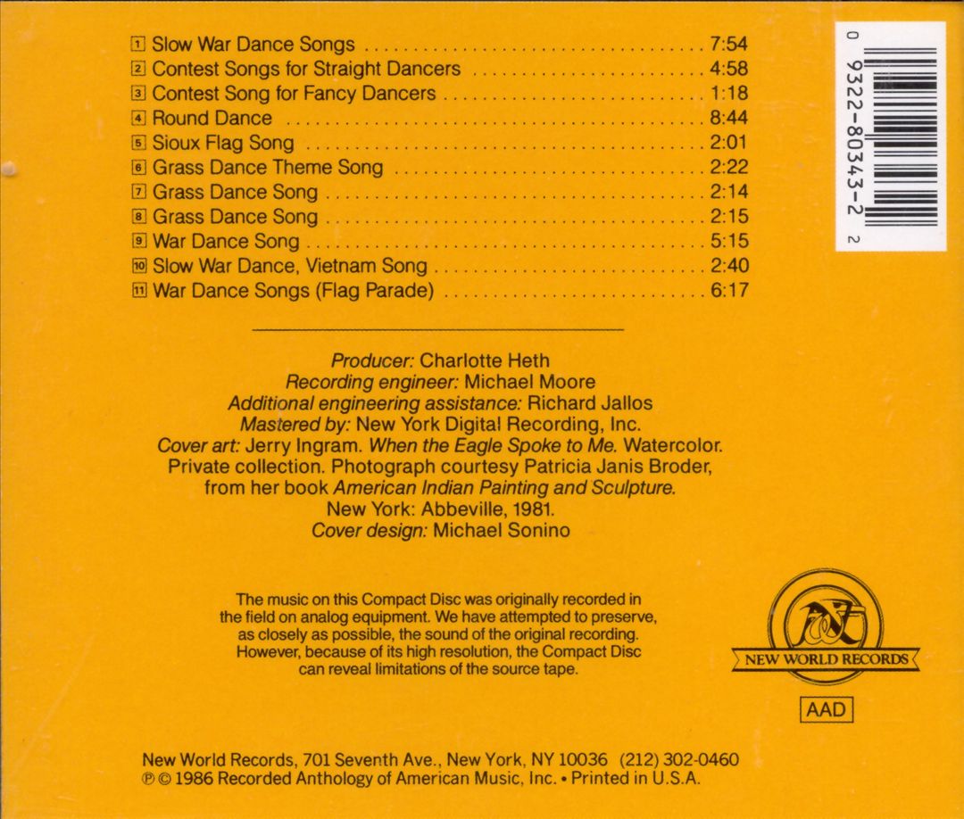 Powwow Songs: Music of the Plains Indians cover art