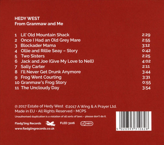From Grandmaw and Me cover art