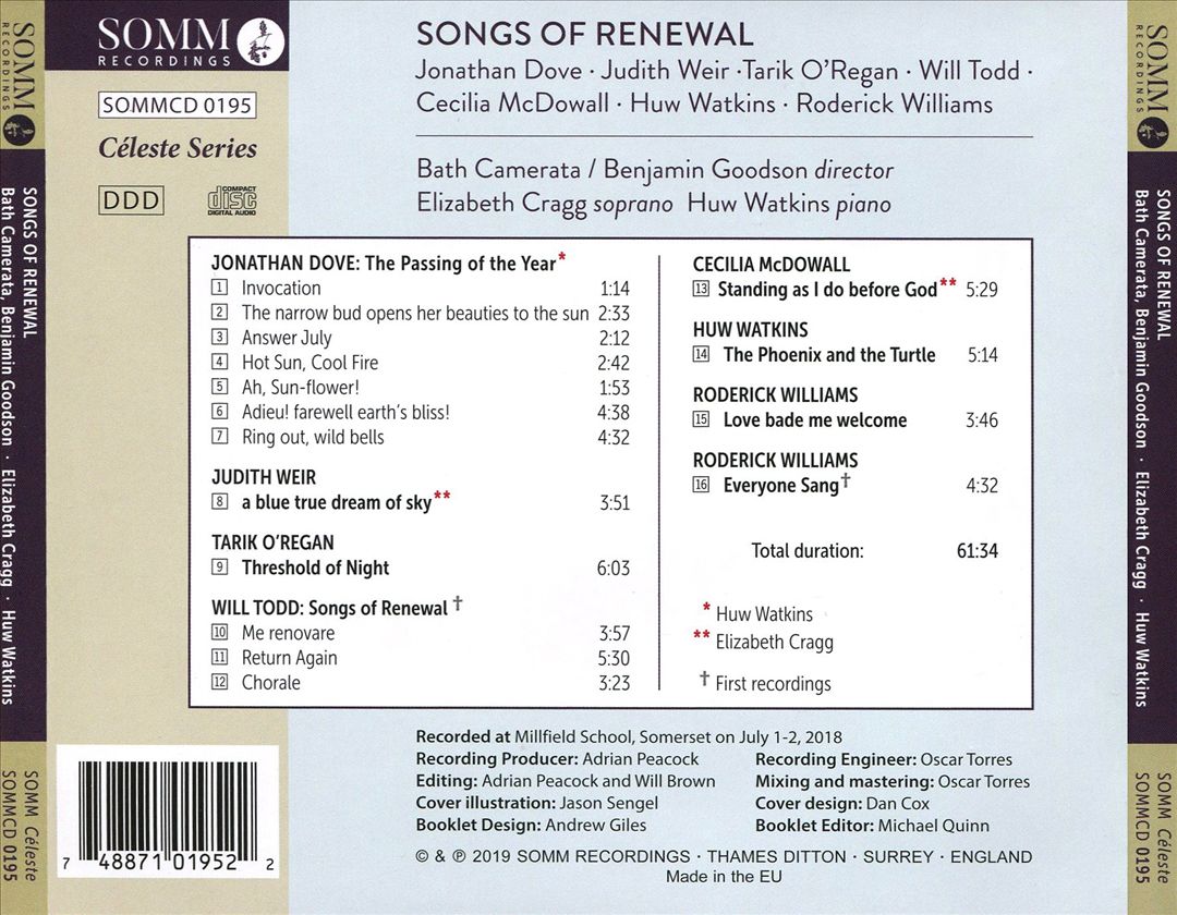 Songs of Renewal cover art
