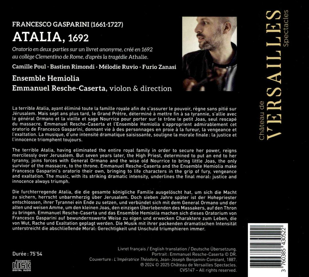 Gasparini: Atalia cover art