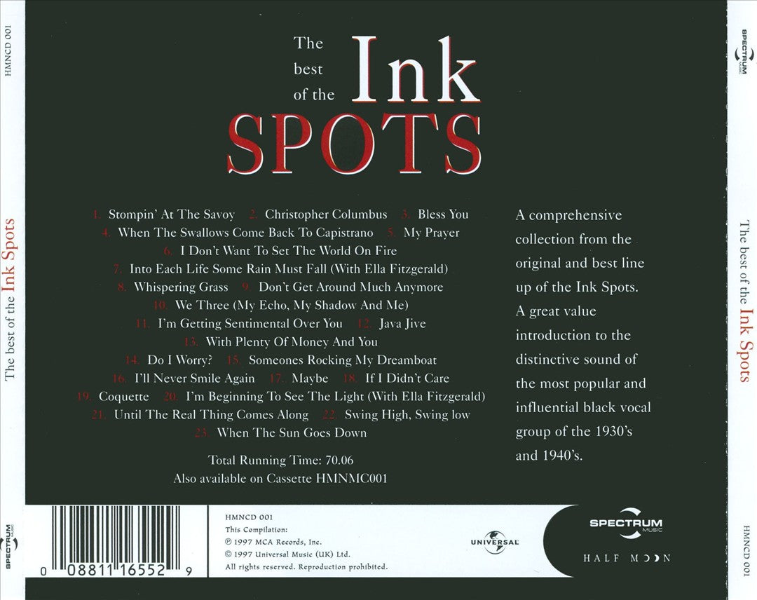 Best of the Ink Spots [Half Moon] cover art