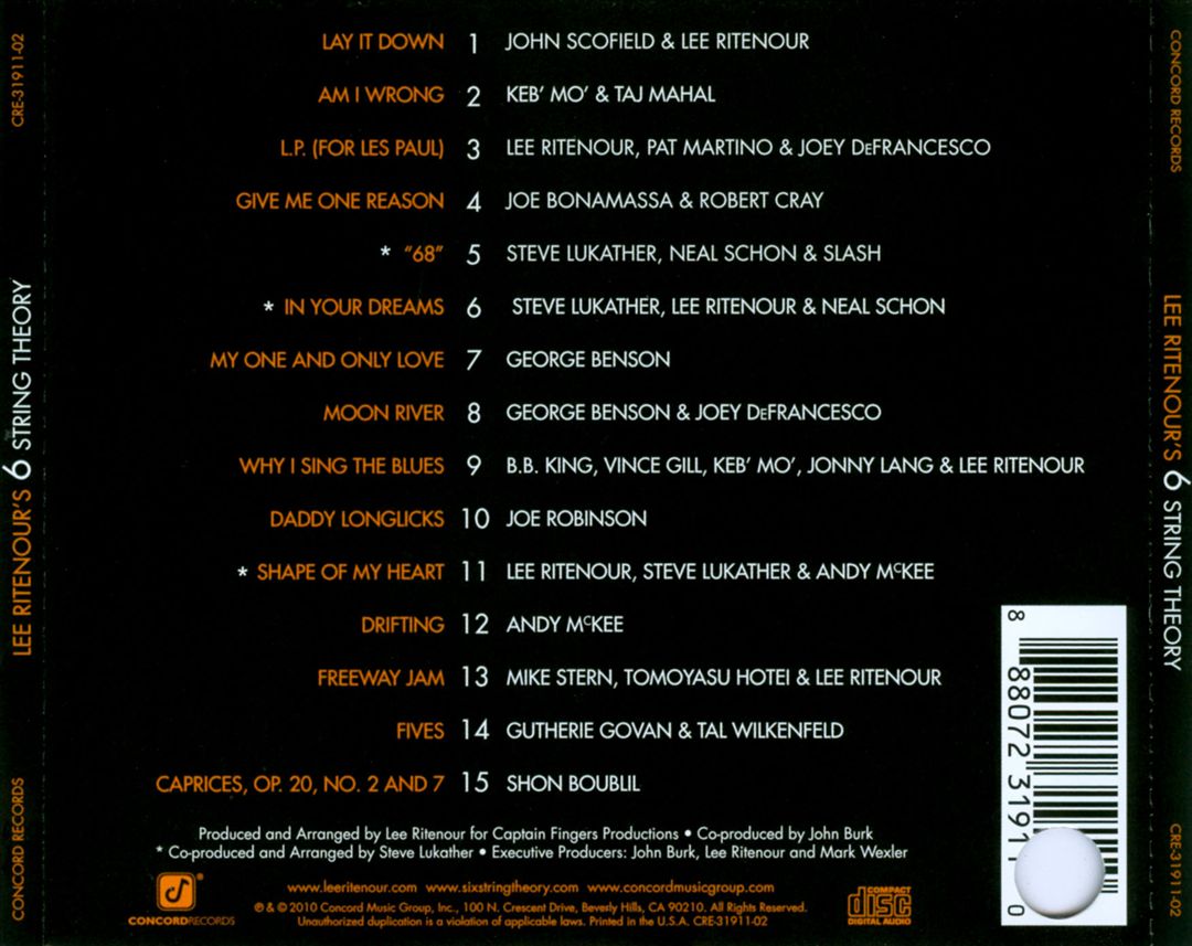 6 String Theory cover art