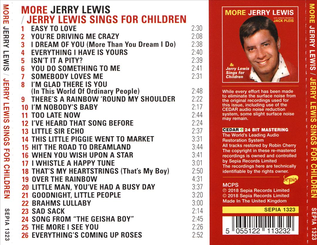 More Jerry Lewis/Jerry Lewis Sings for Children cover art