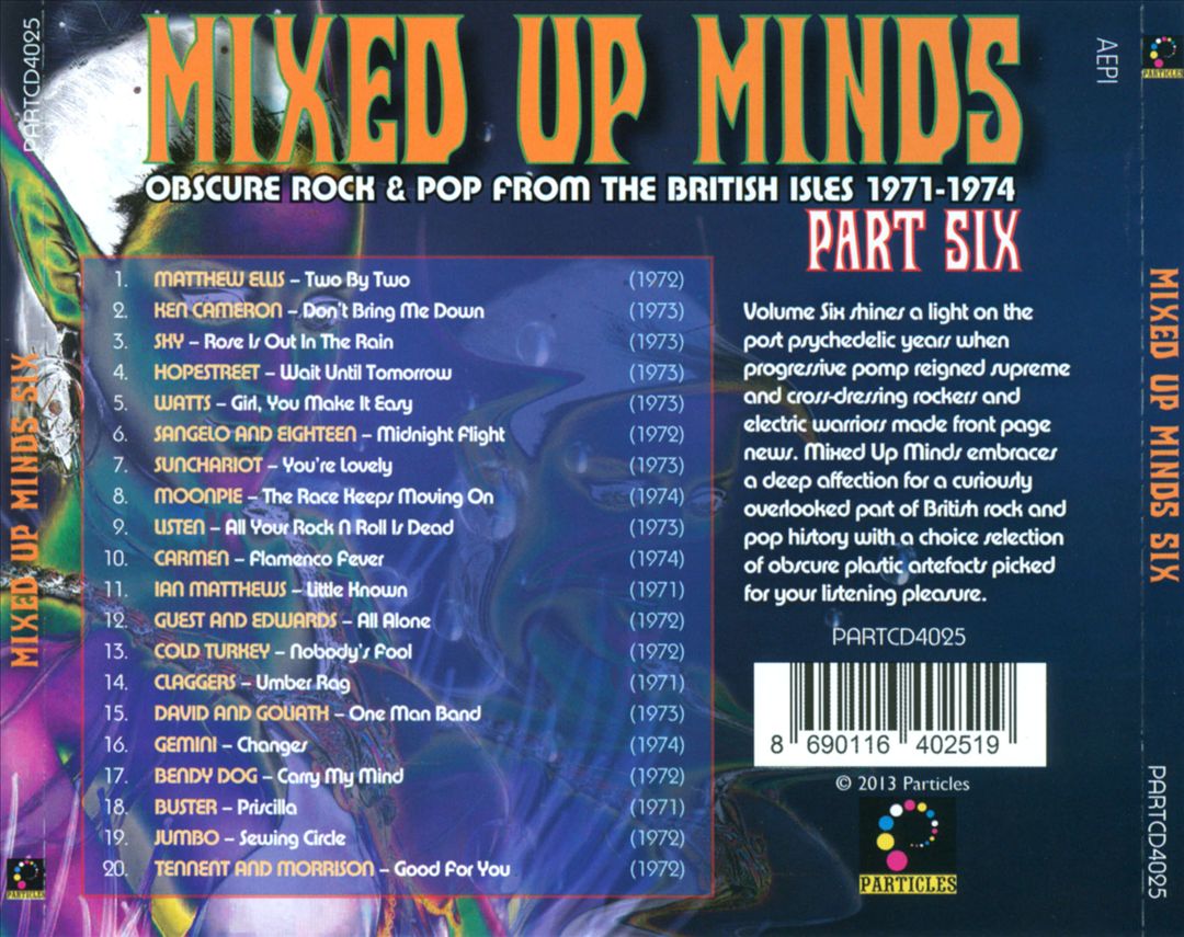 Mixed Up Minds, Vol. 6: Obscure Rock & Pop from the British Isles cover art