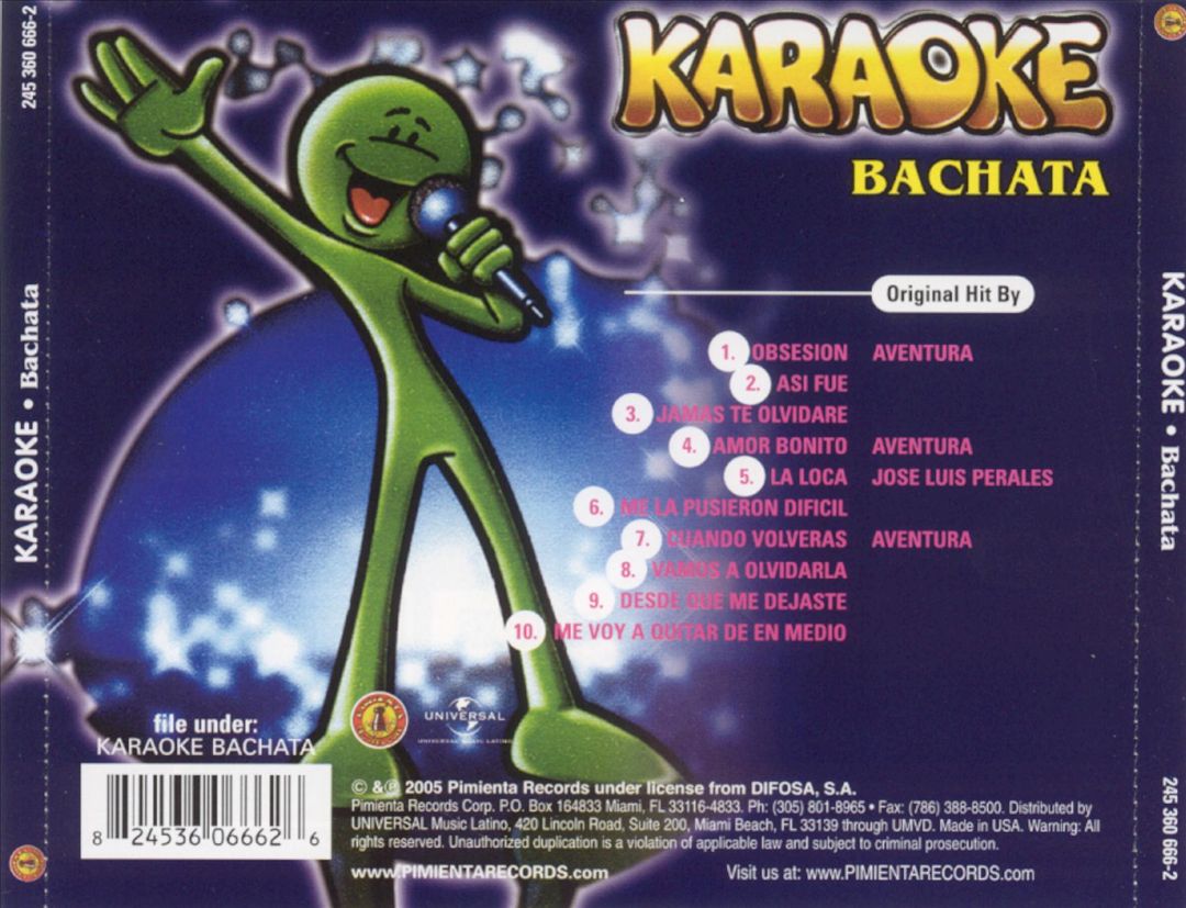 Karaoke: Bachata cover art