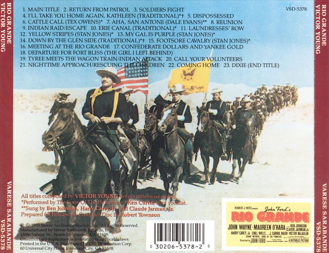 Rio Grande [Varese Sarabande] cover art