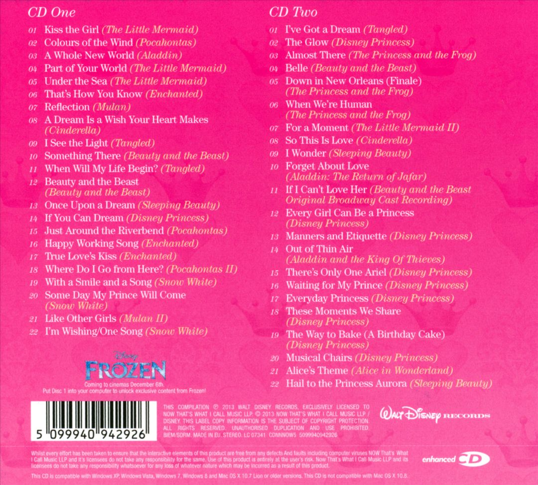 Now That's What I Call Disney Princess [Deluxe Edition] cover art