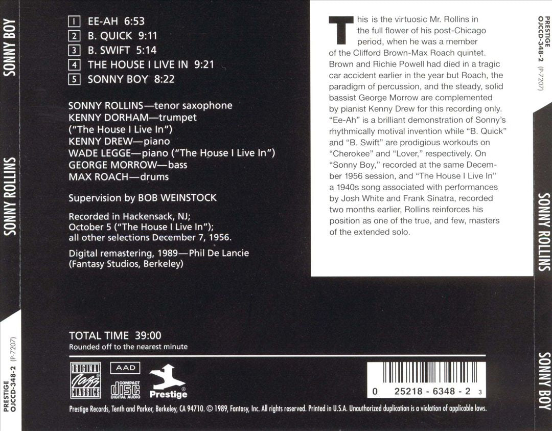 Sonny Boy cover art