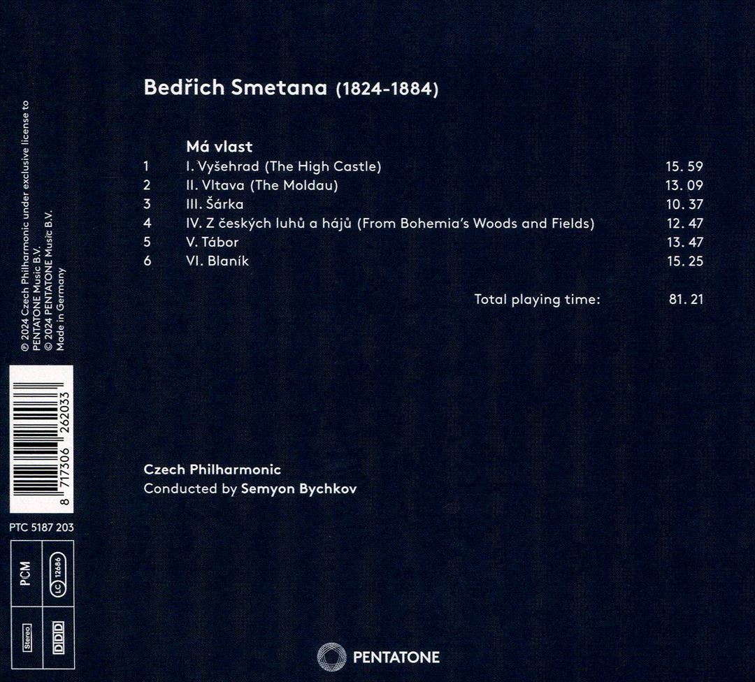 Smetana: Má Vlast cover art